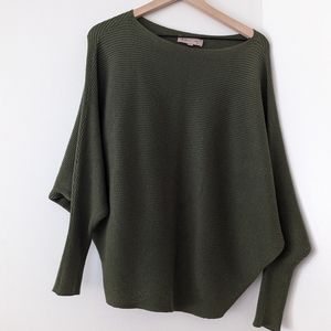 Philosophy Olive Green L Sweater
